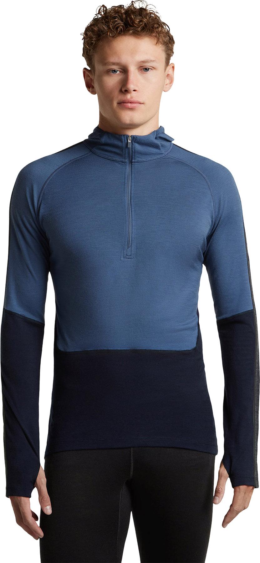 Product gallery image number 5 for product Merino 200 Oasis+ Long Sleeve Half Zip Thermal Hoodie - Men's
