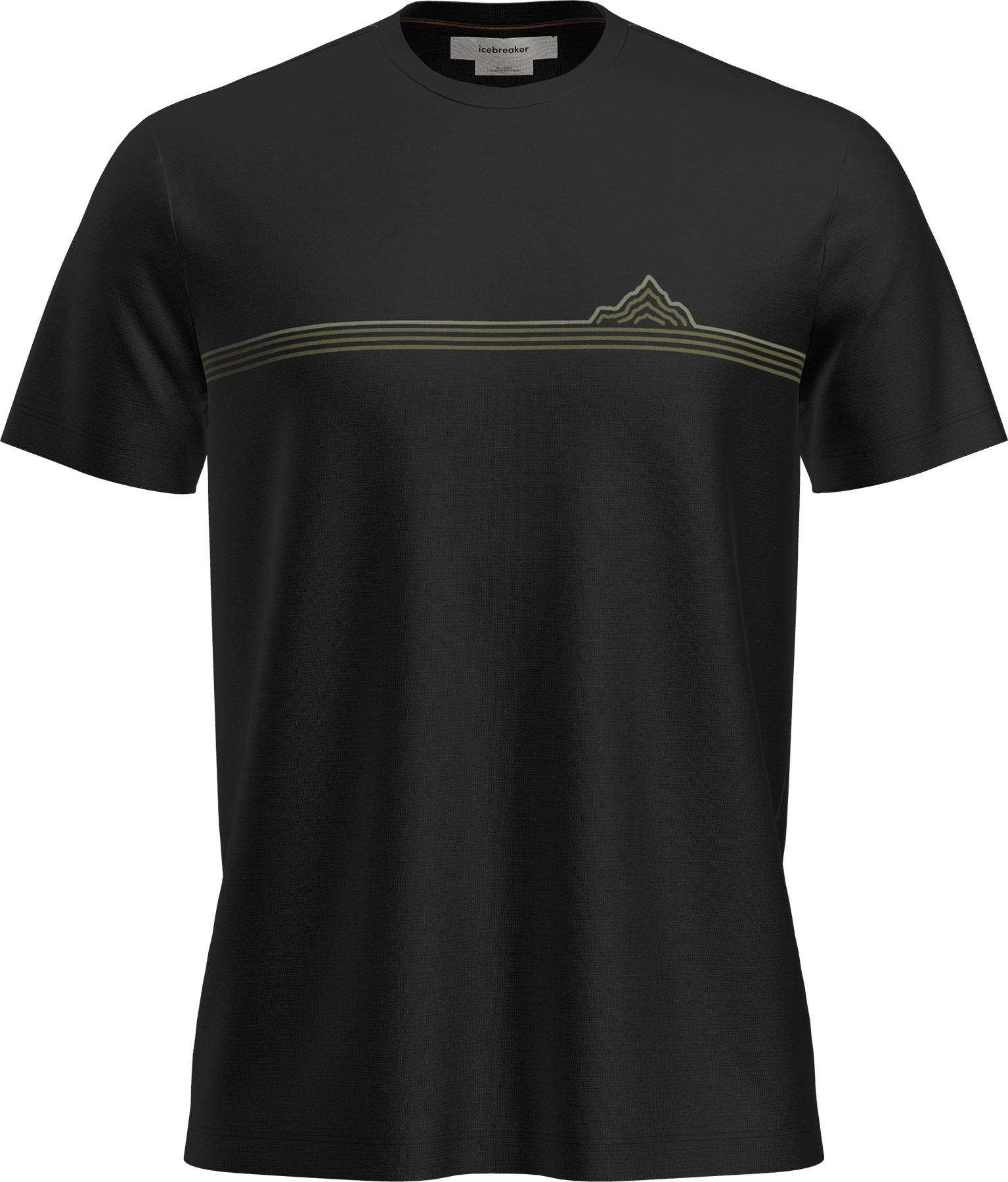 Image de produit pour T-shirt à manches courtes en mérinos 150 Tech Lite Range Stripes - Homme