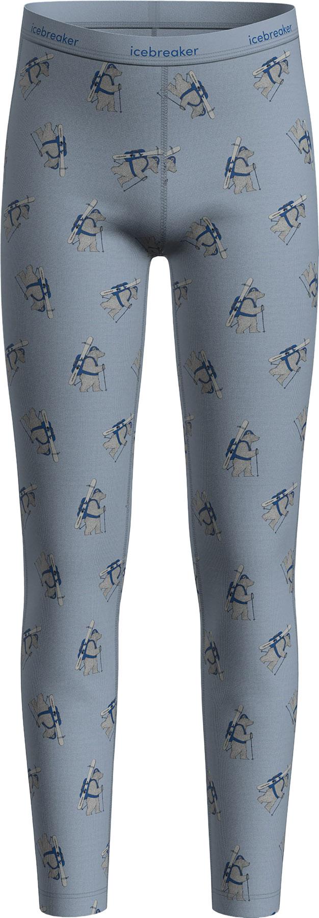 Image de produit pour Legging en mérinos 200 Oasis Bear Tour AOP - Enfant