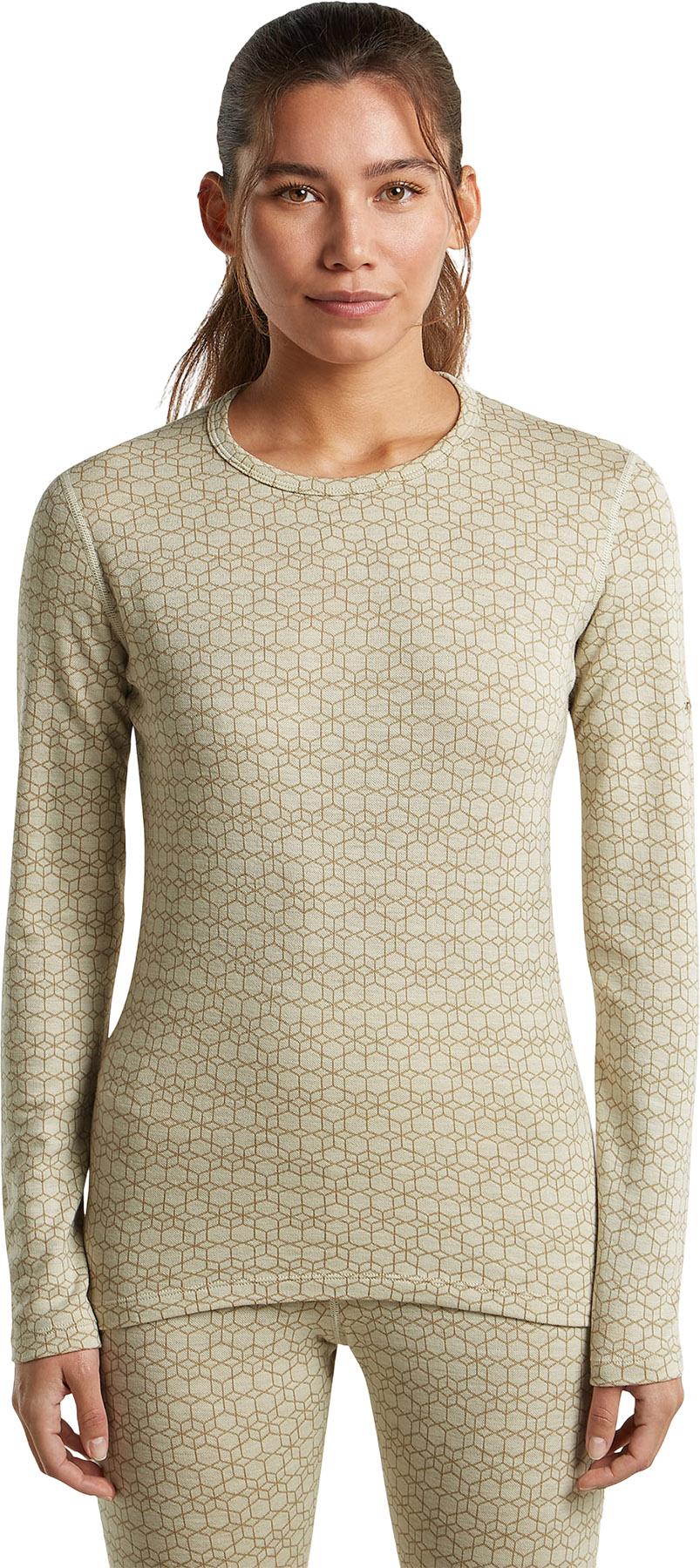Product gallery image number 3 for product Merino 260 Oasis Vertex Alpine Geo Long Sleeve Crewe Thermal Base Layer Top - Women's