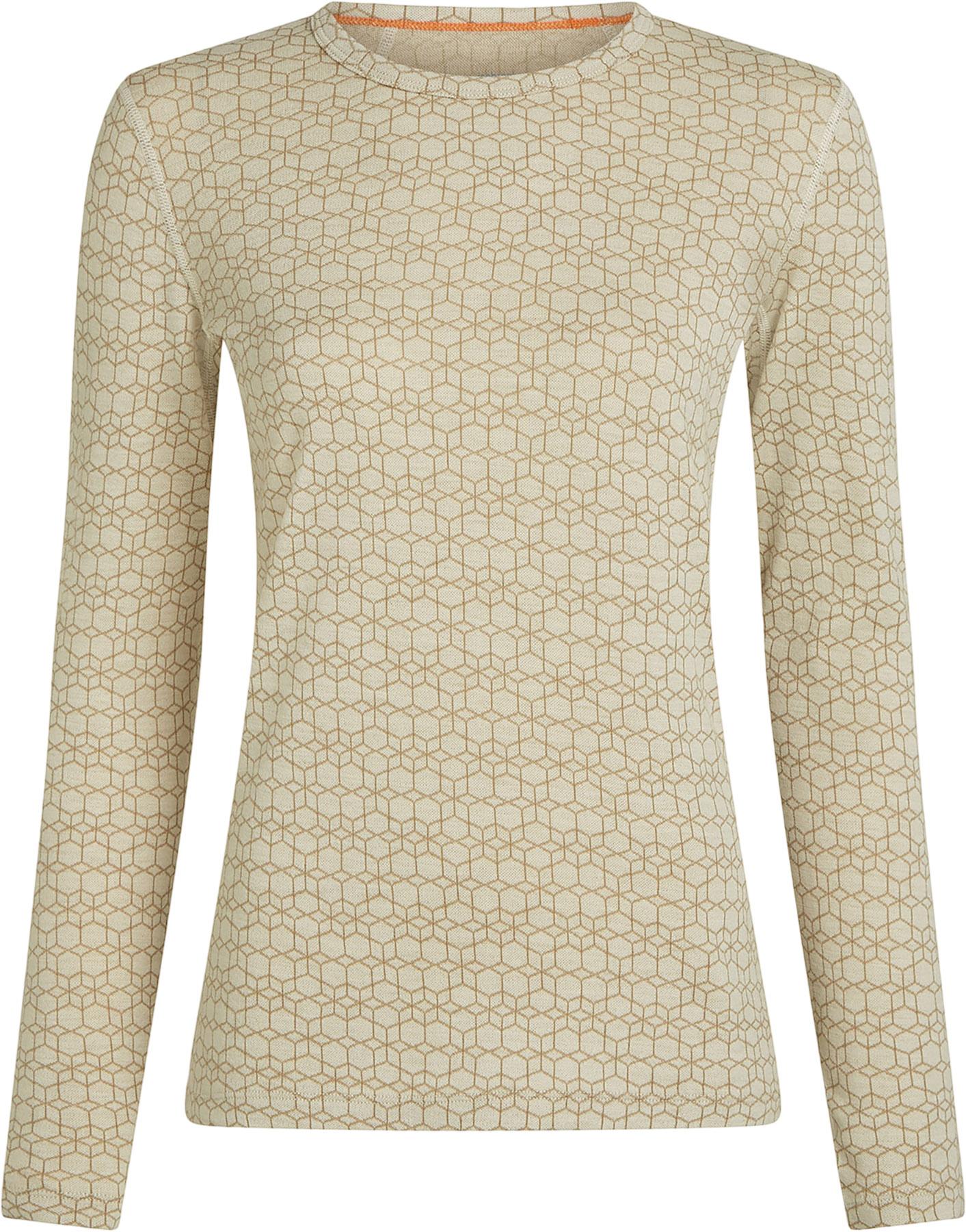 Product image for Merino 260 Oasis Vertex Alpine Geo Long Sleeve Crewe Thermal Base Layer Top - Women's