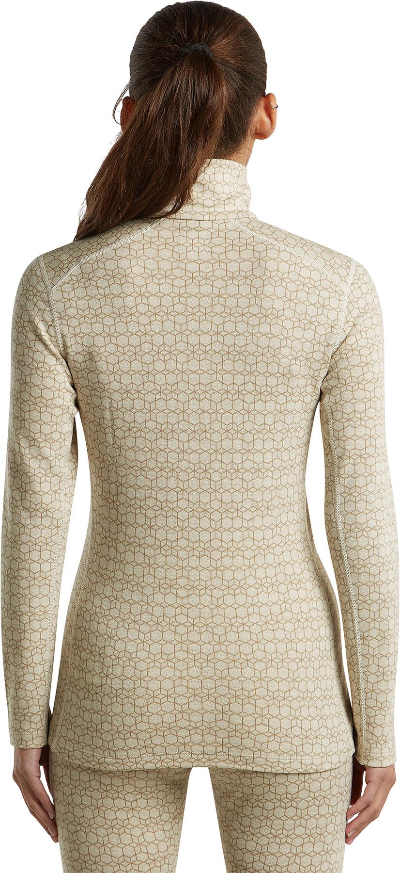 Product gallery image number 2 for product Merino 260 Oasis Vertex Alpine Geo Long Sleeve Half Zip Thermal Base Layer Top - Women's