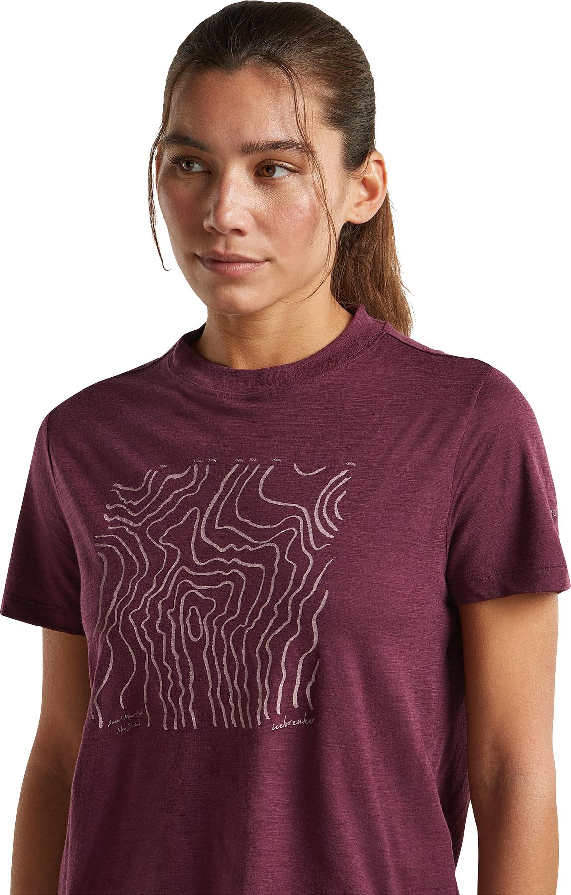 Numéro de l'image de la galerie de produits 3 pour le produit Women Merino 150 Tech Lite SS Crop Tee Great Heights
