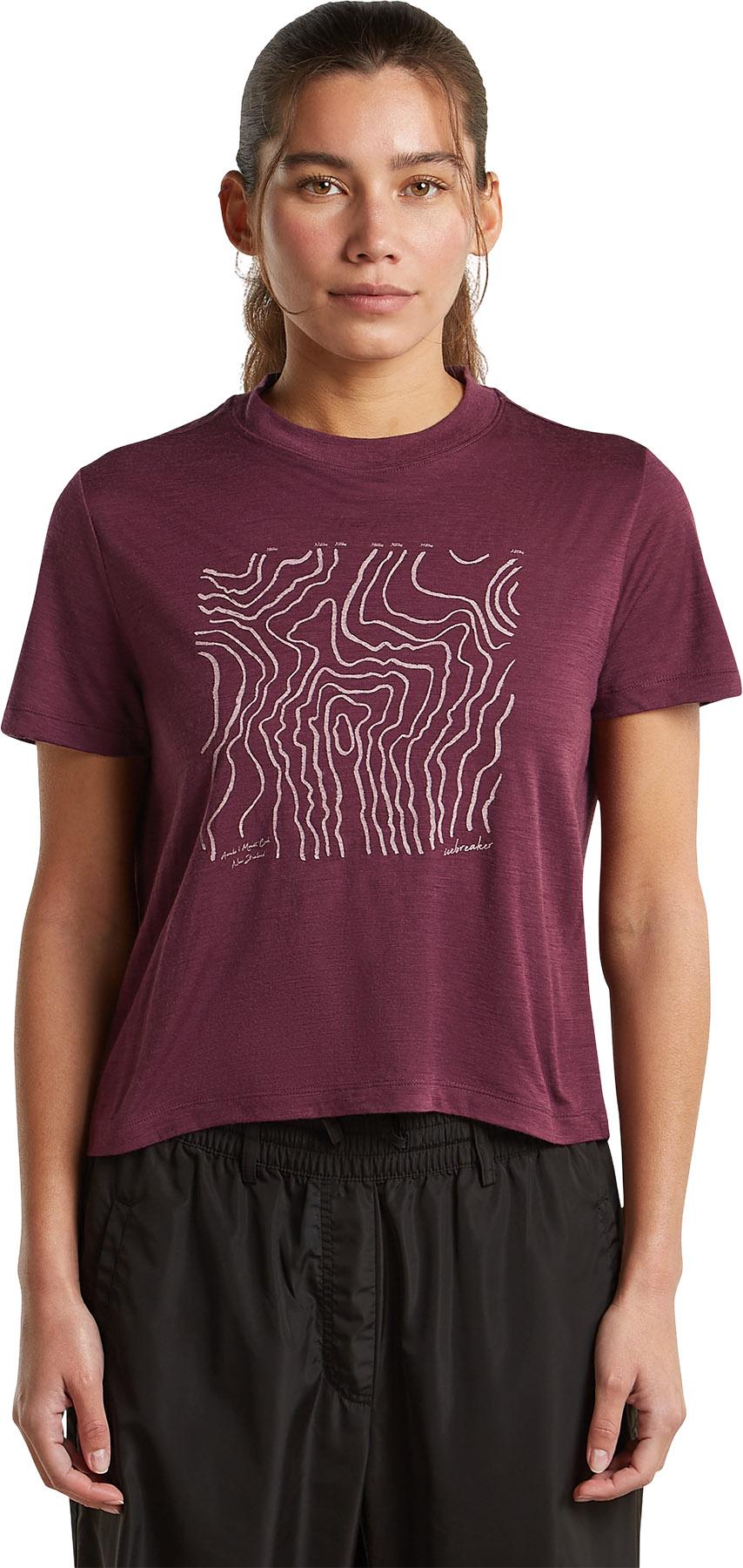 Numéro de l'image de la galerie de produits 4 pour le produit Women Merino 150 Tech Lite SS Crop Tee Great Heights