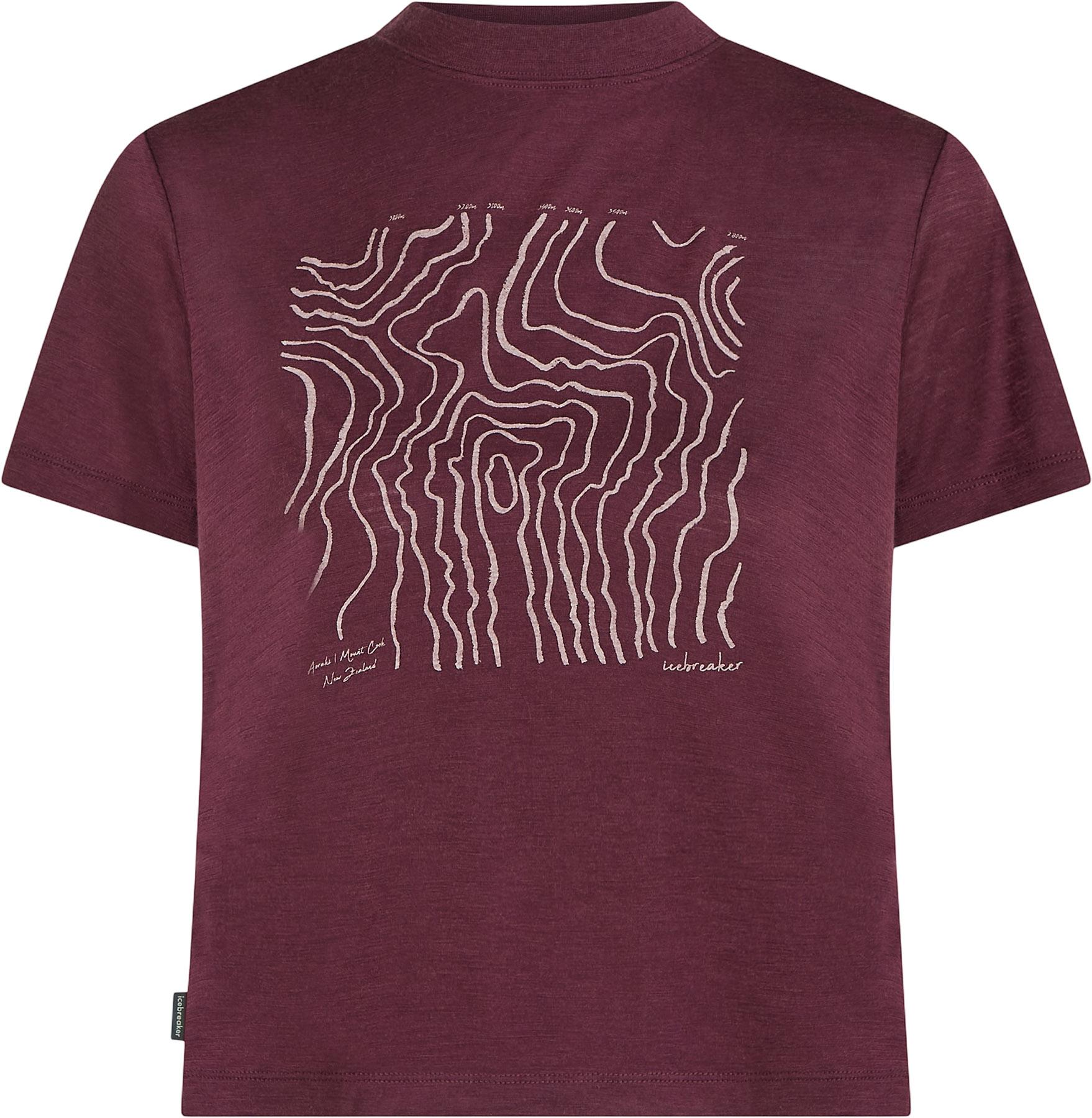 Image de produit pour Women Merino 150 Tech Lite SS Crop Tee Great Heights