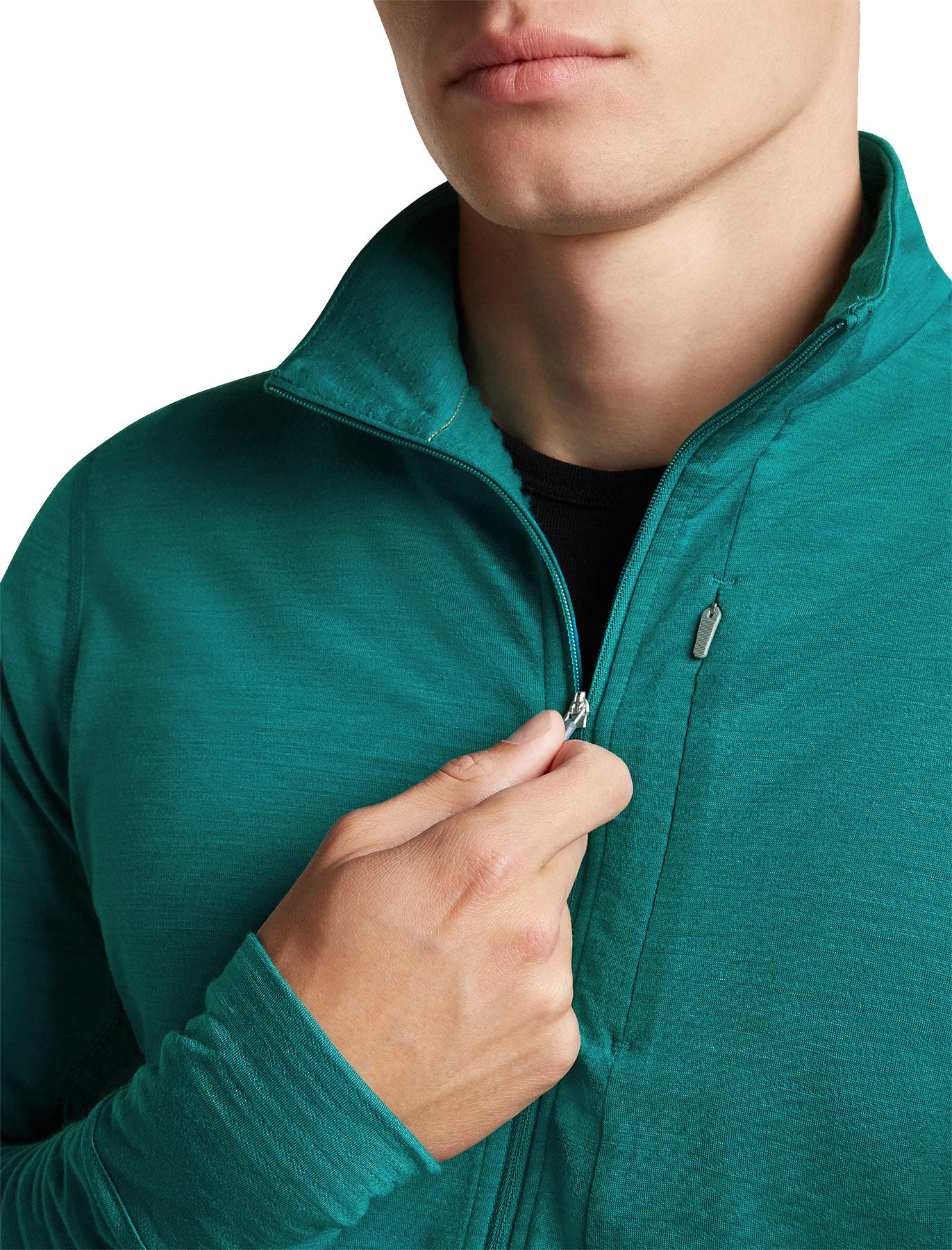 Numéro de l'image de la galerie de produits 2 pour le produit Men Merino Blend 200 RealFleece™ Descender LS Half Zip
