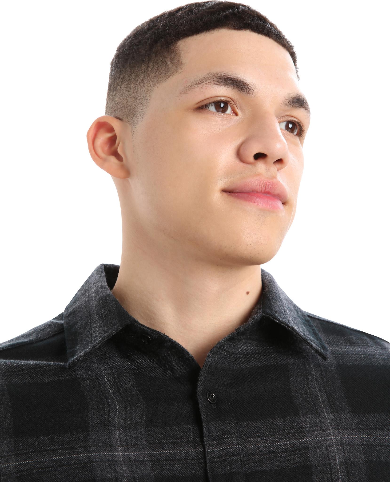 Product gallery image number 3 for product Dawnder Merino Plaid Long Sleeve Flannel Shirt - Men's 