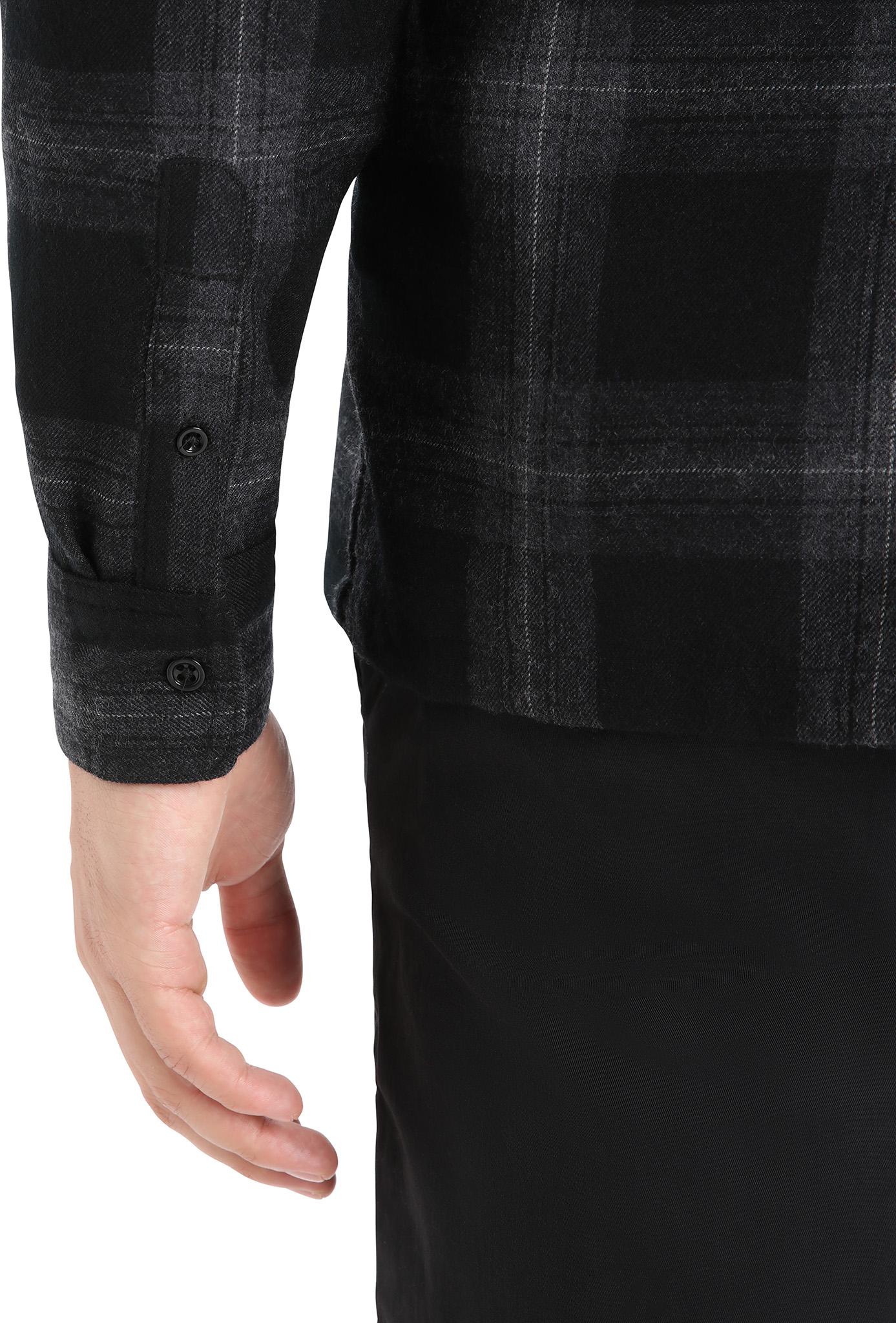 Product gallery image number 5 for product Dawnder Merino Plaid Long Sleeve Flannel Shirt - Men's 