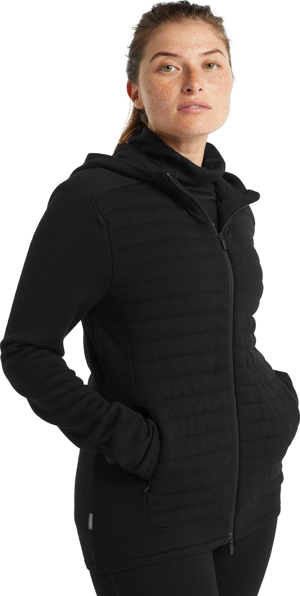 Product gallery image number 4 for product ZoneKnit LS Zip Hoodie - Women's