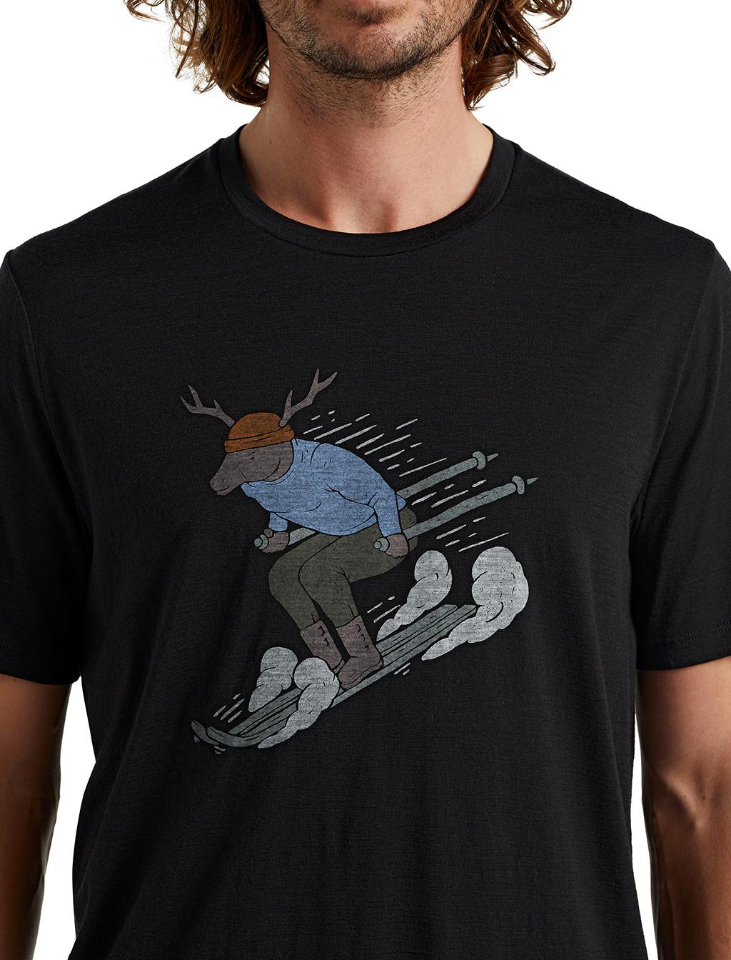 Product gallery image number 3 for product Merino Tech Lite II Ski Rider Short Sleeve T-Shirt - Men's