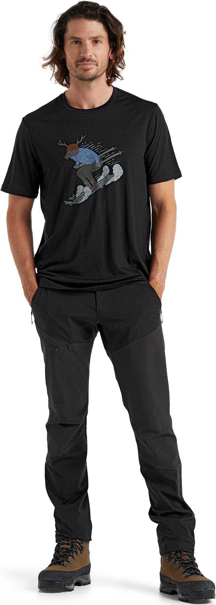 Product gallery image number 5 for product Merino Tech Lite II Ski Rider Short Sleeve T-Shirt - Men's