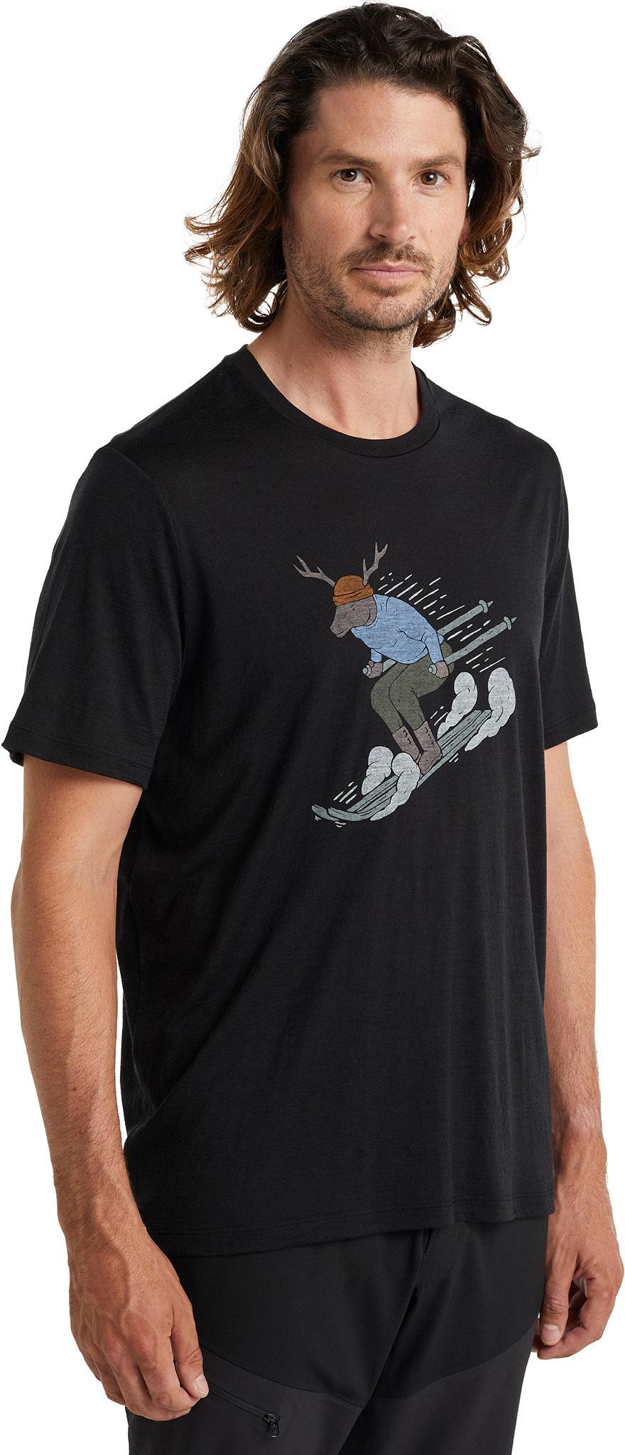 Product gallery image number 6 for product Merino Tech Lite II Ski Rider Short Sleeve T-Shirt - Men's