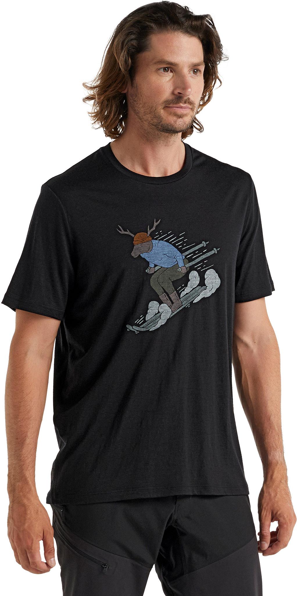 Product gallery image number 7 for product Merino Tech Lite II Ski Rider Short Sleeve T-Shirt - Men's