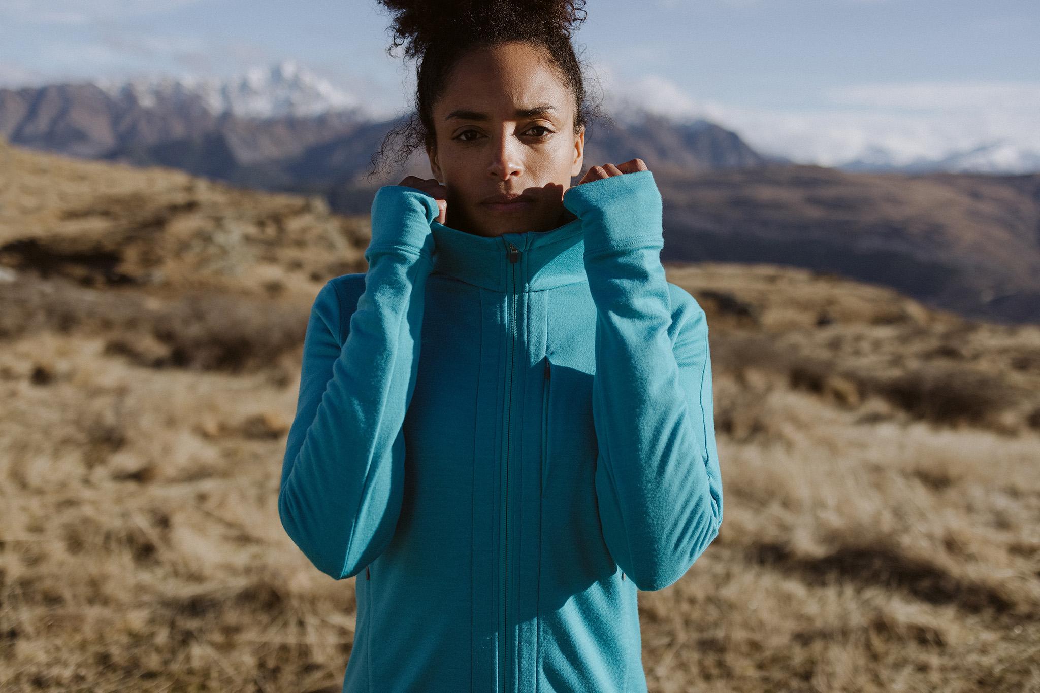 Product gallery image number 7 for product Quantum III LS Zip Hoodie - Women's