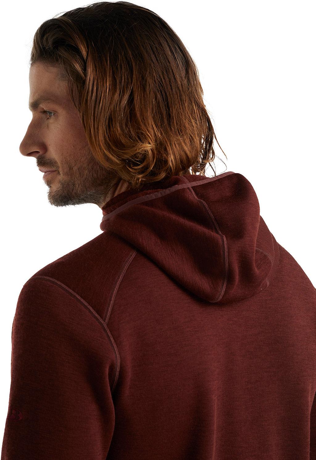 Product gallery image number 4 for product RealFleece® Merino Elemental Long Sleeve Zip Hood Jacket - Men's