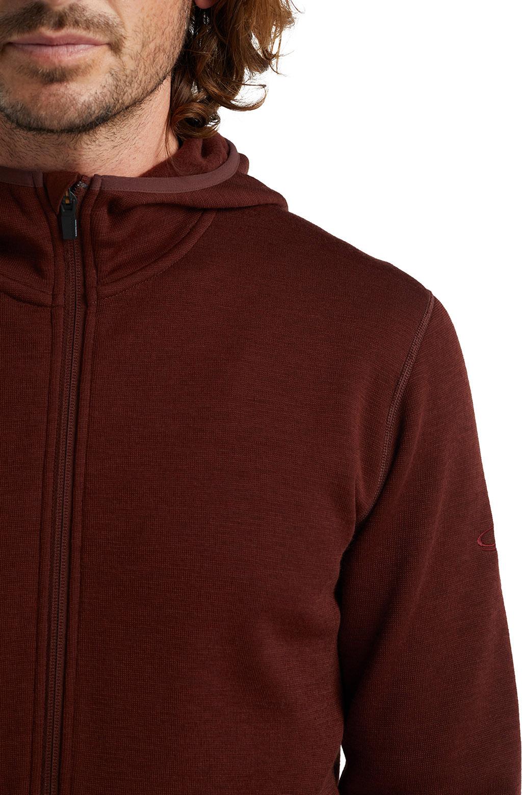 Product gallery image number 5 for product RealFleece® Merino Elemental Long Sleeve Zip Hood Jacket - Men's