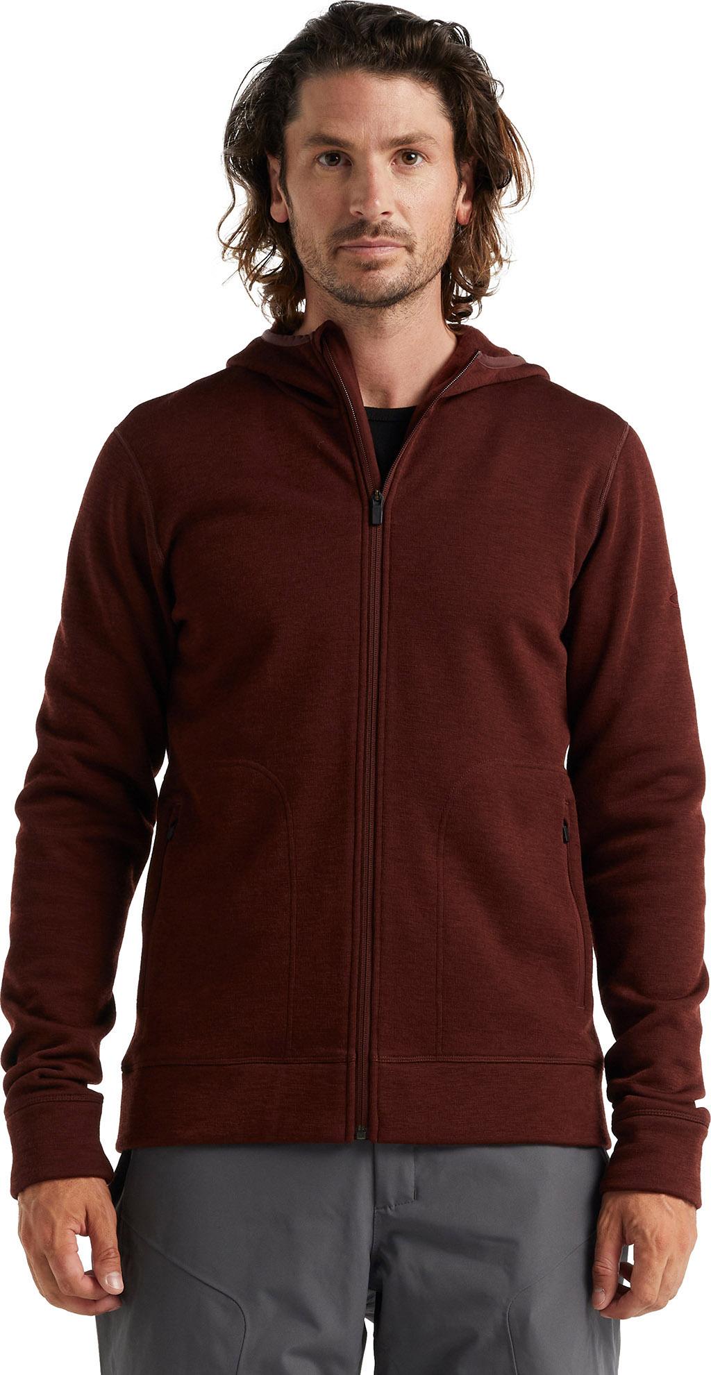 Product gallery image number 9 for product RealFleece® Merino Elemental Long Sleeve Zip Hood Jacket - Men's