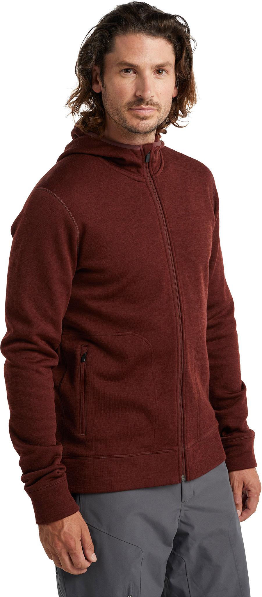 Product gallery image number 10 for product RealFleece® Merino Elemental Long Sleeve Zip Hood Jacket - Men's
