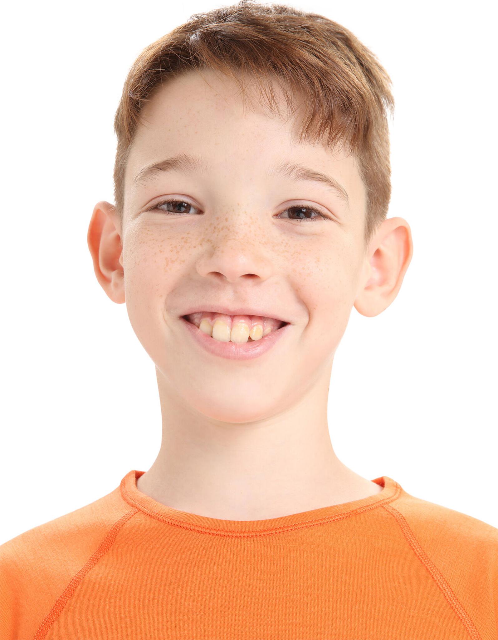 Numéro de l'image de la galerie de produits 5 pour le produit Haut thermique à manches longues et col rond en laine mérinos 200 Oasis - Enfant