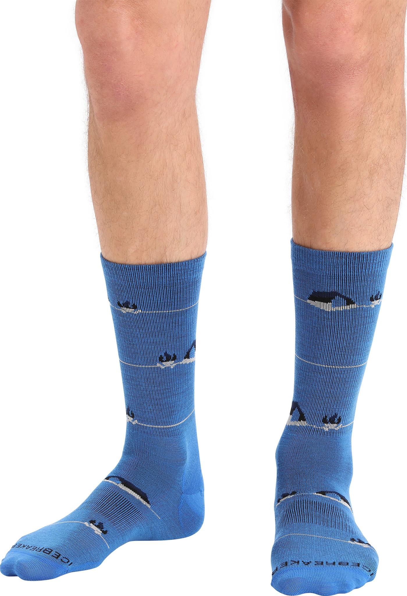 Product gallery image number 2 for product Lifestyle Ultralight Merino Backcountry Camp Crew Socks - Men's