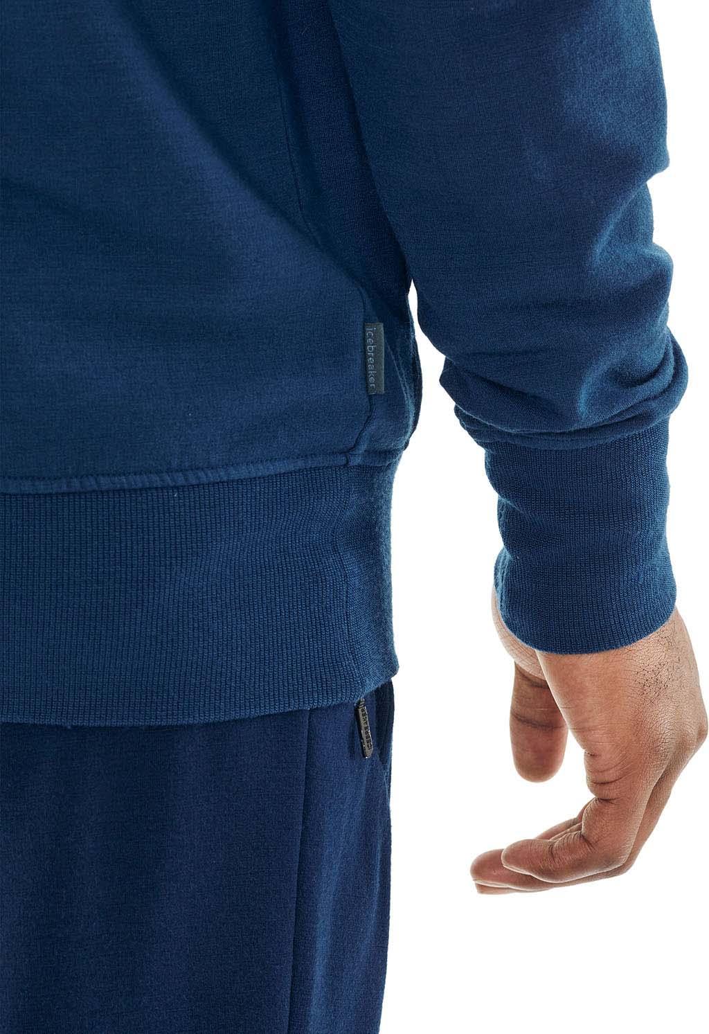 Product gallery image number 3 for product Nature Dye Merino Helliers Long Sleeve Zip Hood Jacket - Men's