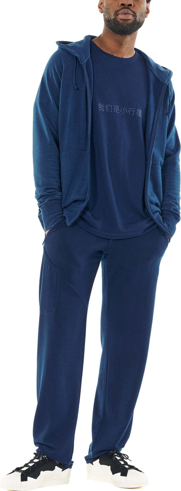 Product gallery image number 5 for product Nature Dye Merino Helliers Long Sleeve Zip Hood Jacket - Men's