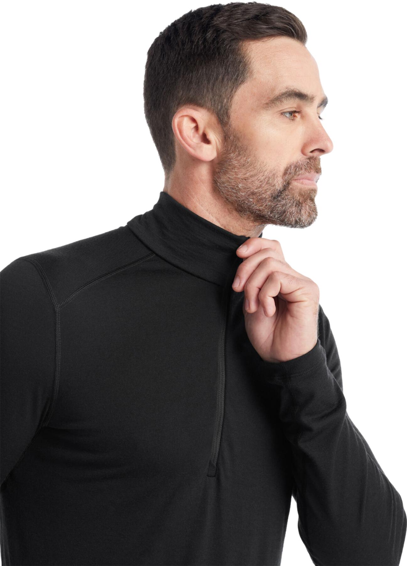 Product gallery image number 3 for product Merino 200 Oasis Long Sleeve Half Zip Thermal Top - Men's