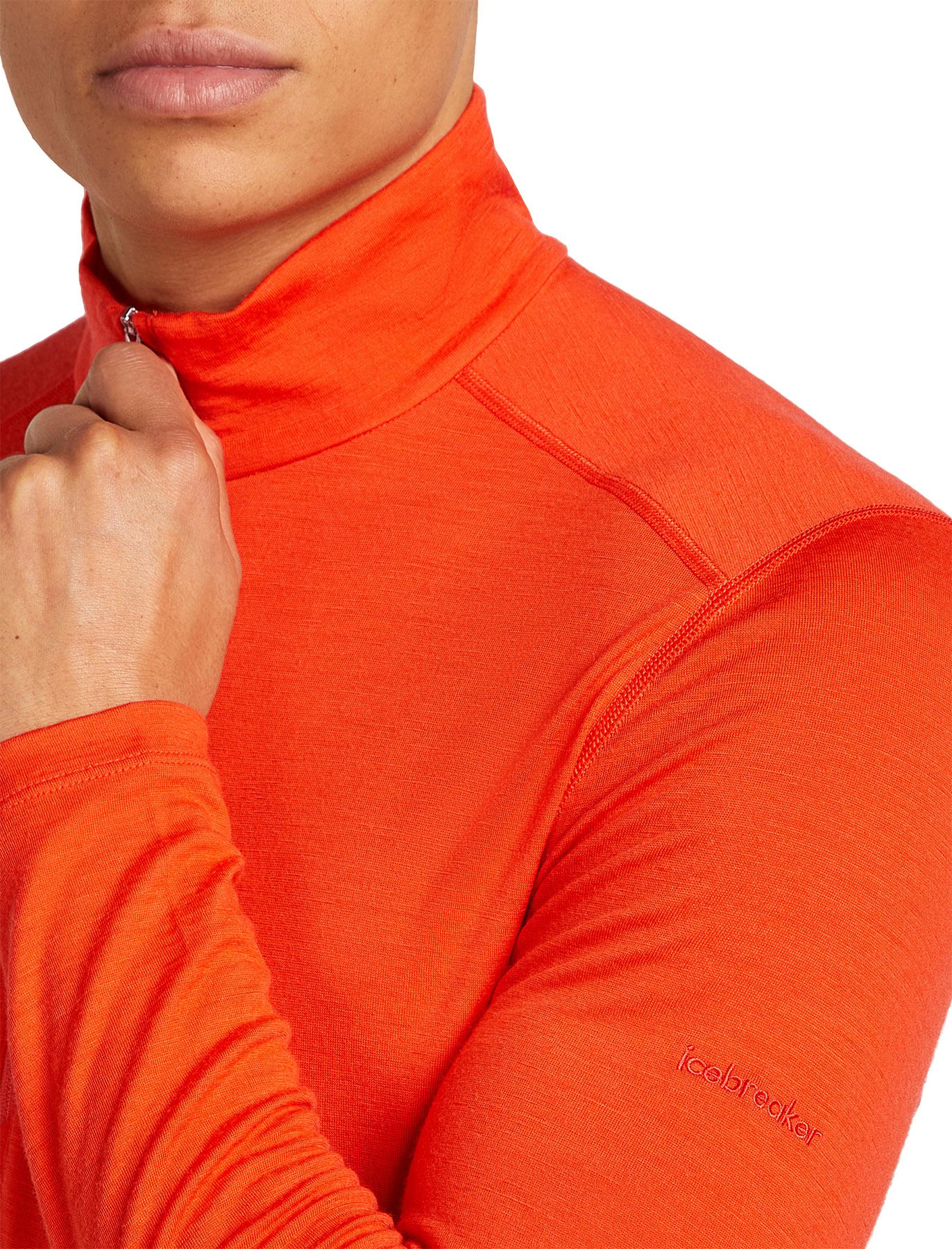 Product gallery image number 3 for product Merino 200 Oasis Long Sleeve Half Zip Thermal Top - Men's