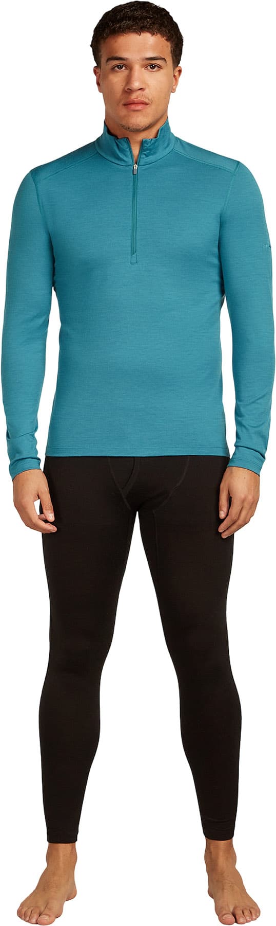 Numéro de l'image de la galerie de produits 4 pour le produit Haut thermique à manches longues et demi-glissière en mérinos 200 Oasis - Homme
