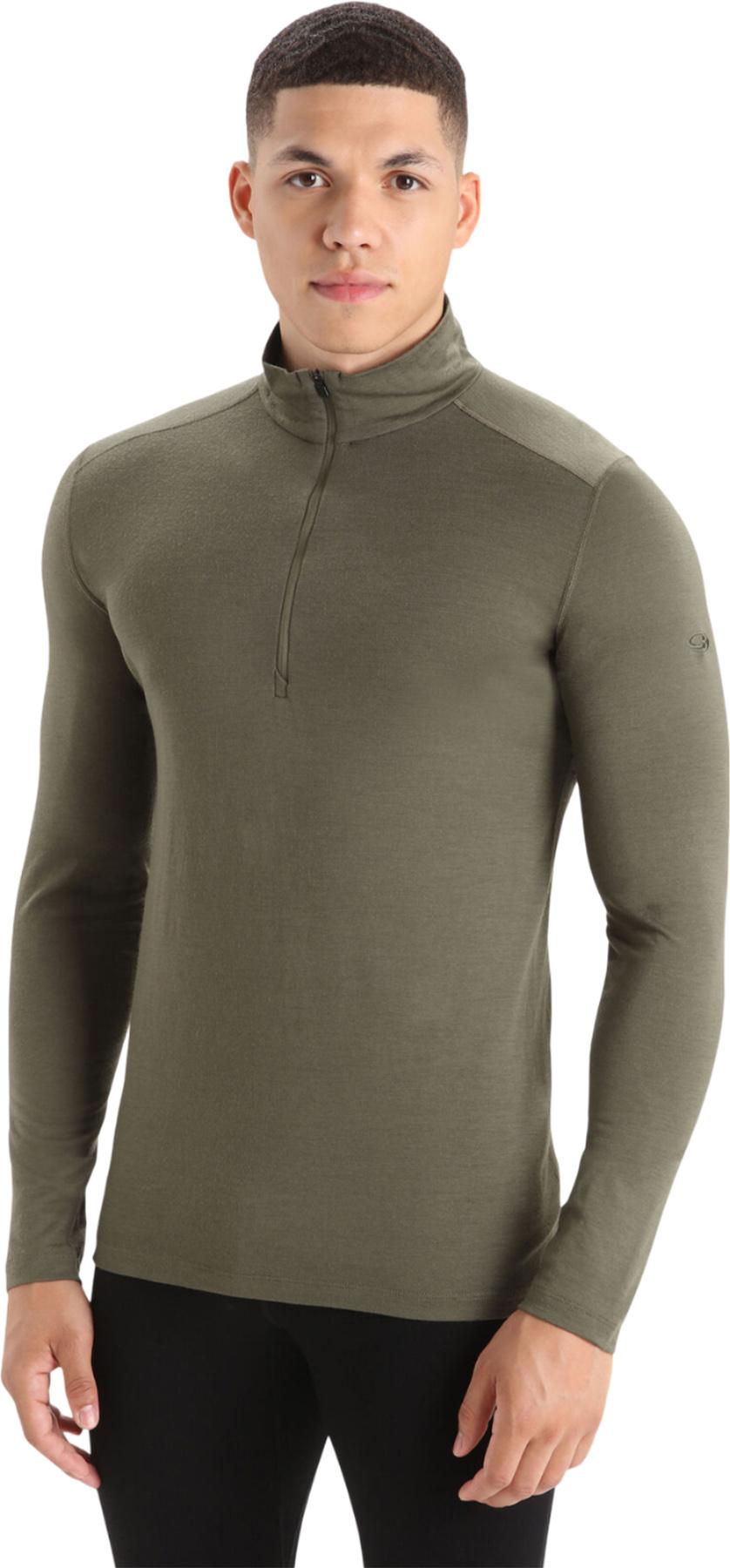 Numéro de l'image de la galerie de produits 1 pour le produit Haut thermique à manches longues et demi-glissière en mérinos 200 Oasis - Homme