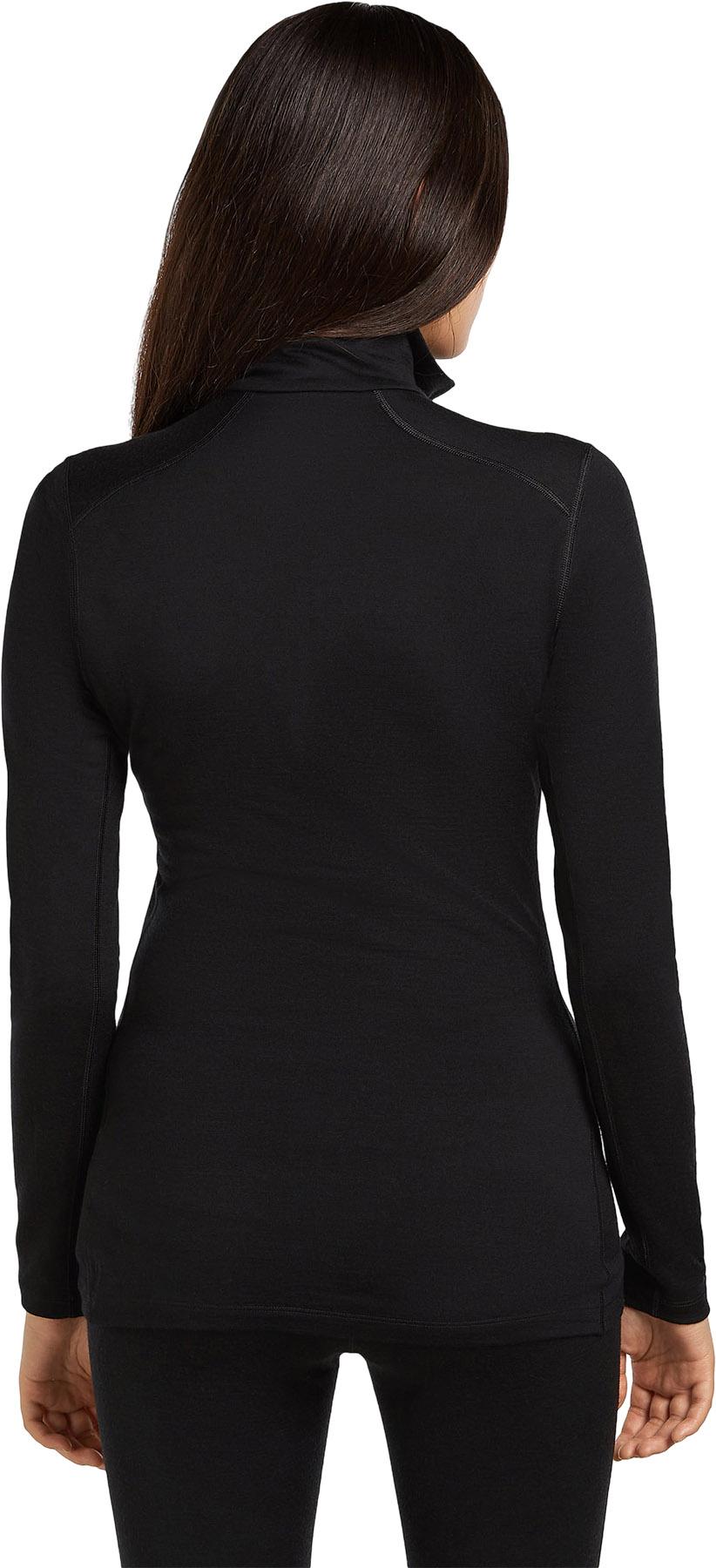Numéro de l'image de la galerie de produits 3 pour le produit Haut thermique à manches longues et demi-glissière en mérinos 200 Oasis - Femme