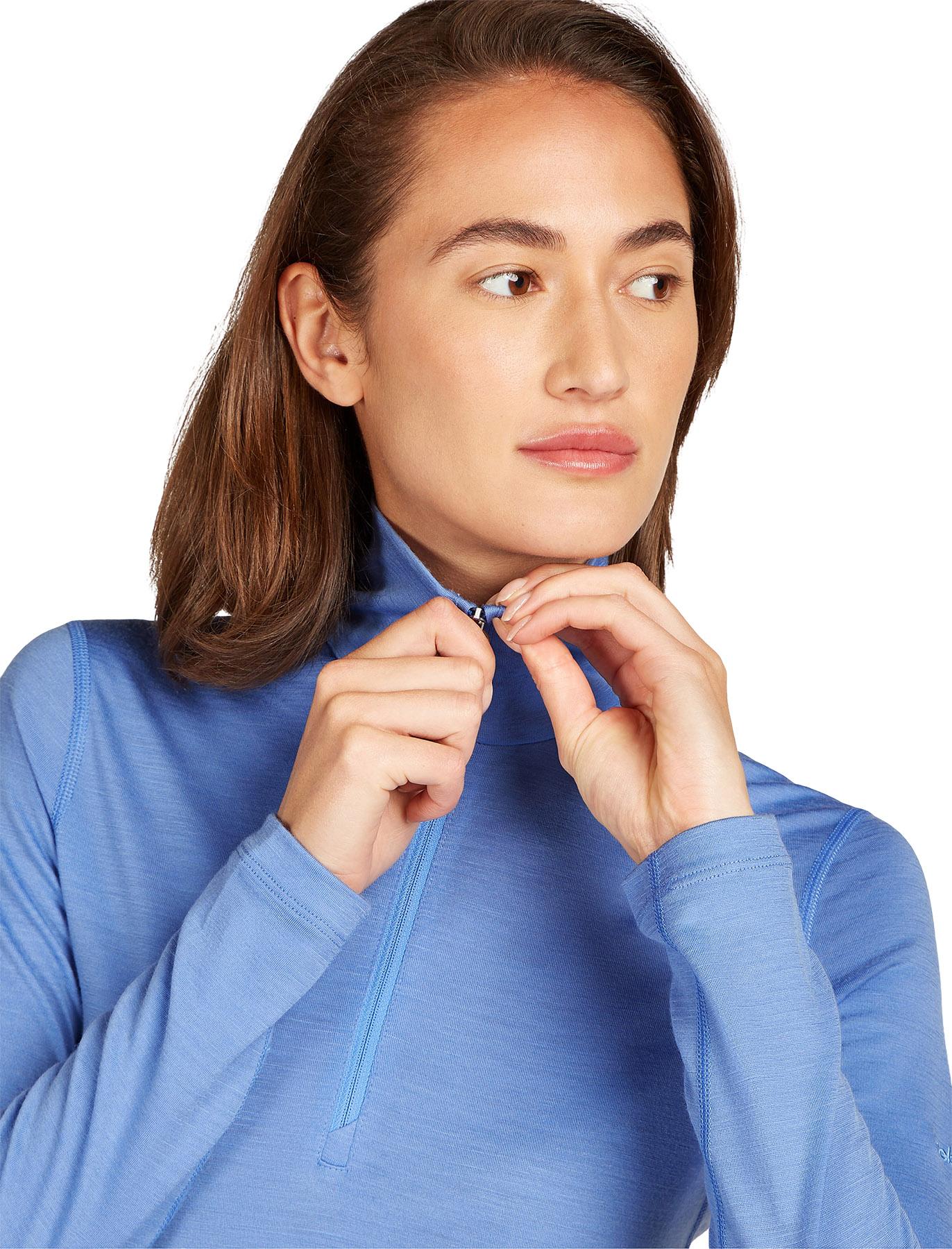 Product gallery image number 6 for product Merino 200 Oasis Long Sleeve Half Zip Thermal Top - Women's