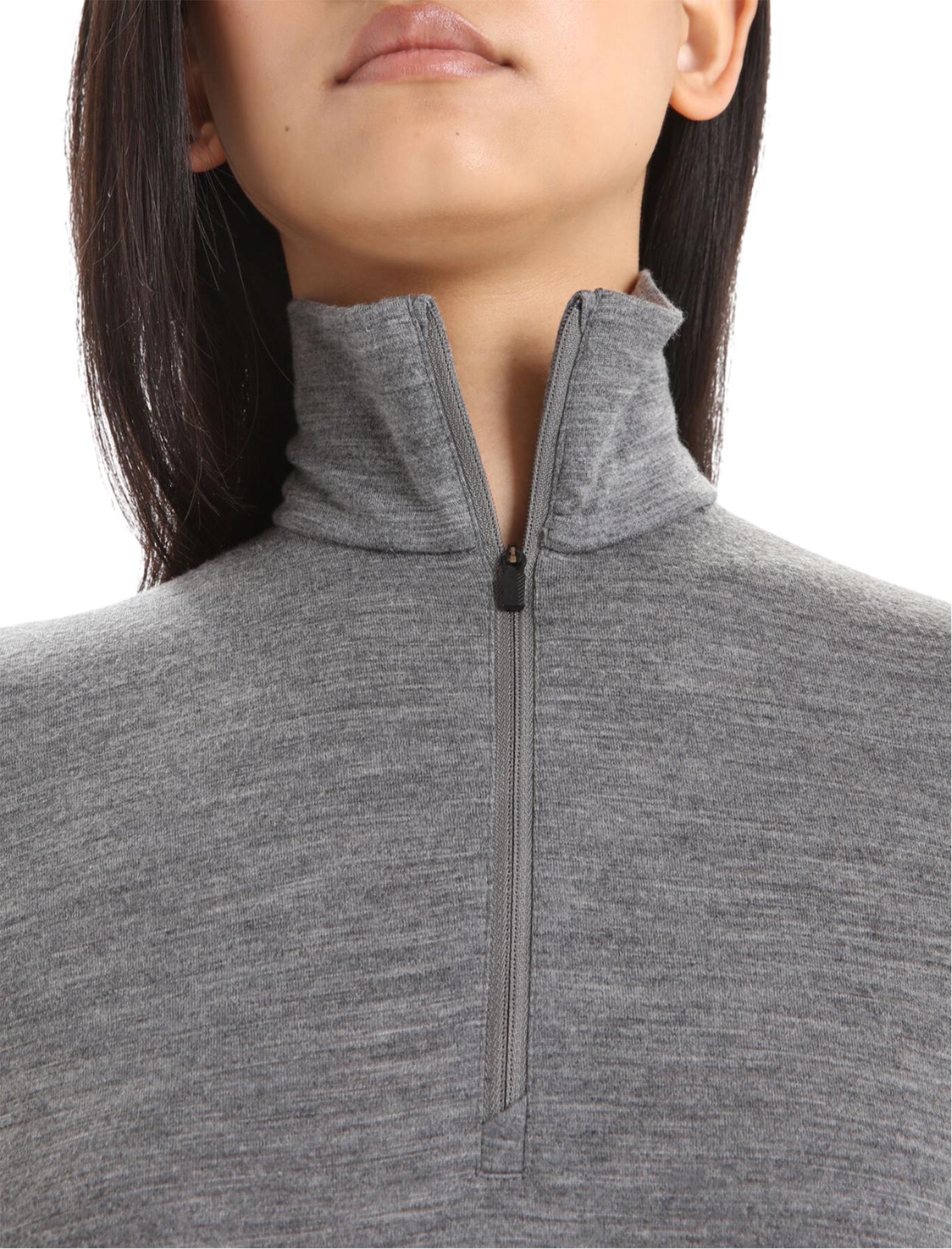 Product gallery image number 3 for product Merino 200 Oasis Long Sleeve Half Zip Thermal Top - Women's