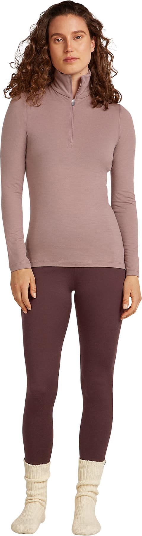 Product gallery image number 5 for product Merino 200 Oasis Long Sleeve Half Zip Thermal Top - Women's