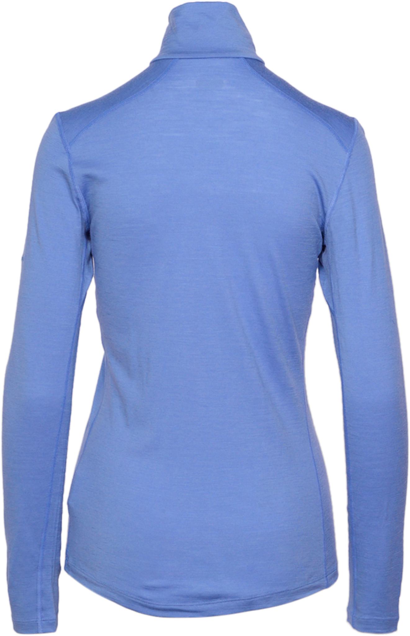 Numéro de l'image de la galerie de produits 2 pour le produit Haut thermique à manches longues et demi-glissière en mérinos 200 Oasis - Femme