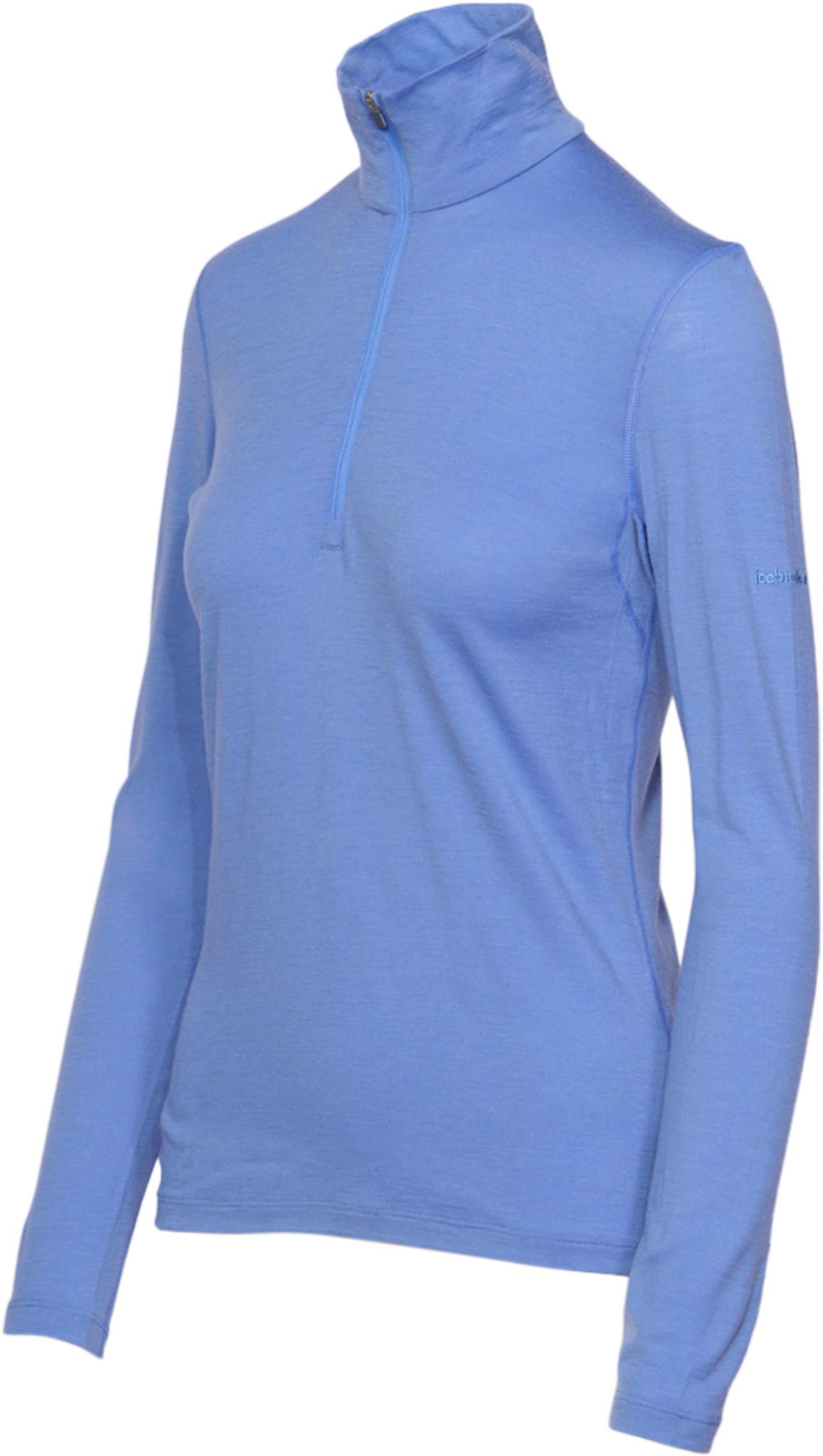 Numéro de l'image de la galerie de produits 3 pour le produit Haut thermique à manches longues et demi-glissière en mérinos 200 Oasis - Femme