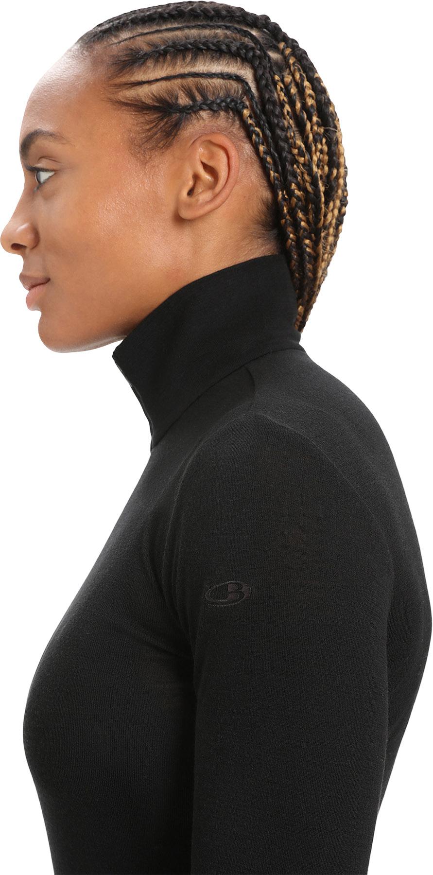 Numéro de l'image de la galerie de produits 2 pour le produit Haut à demi-glissière thermique à manches longues en mérinos 175 Everyday - Femme