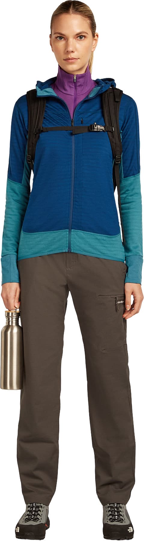 Product gallery image number 4 for product Merino 175 Everyday Long Sleeve Half Zip Thermal Top - Women's