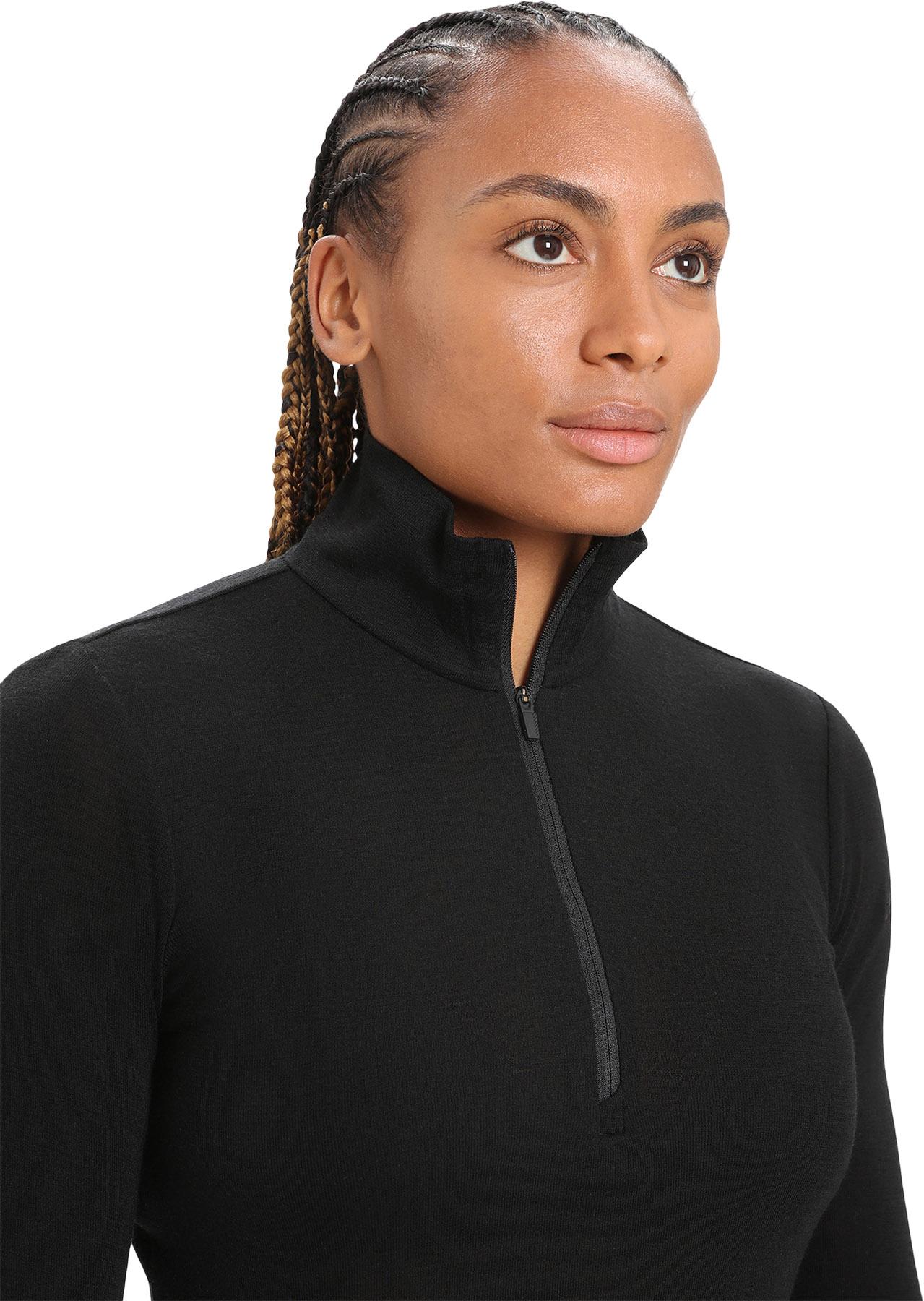 Numéro de l'image de la galerie de produits 4 pour le produit Haut à demi-glissière thermique à manches longues en mérinos 175 Everyday - Femme