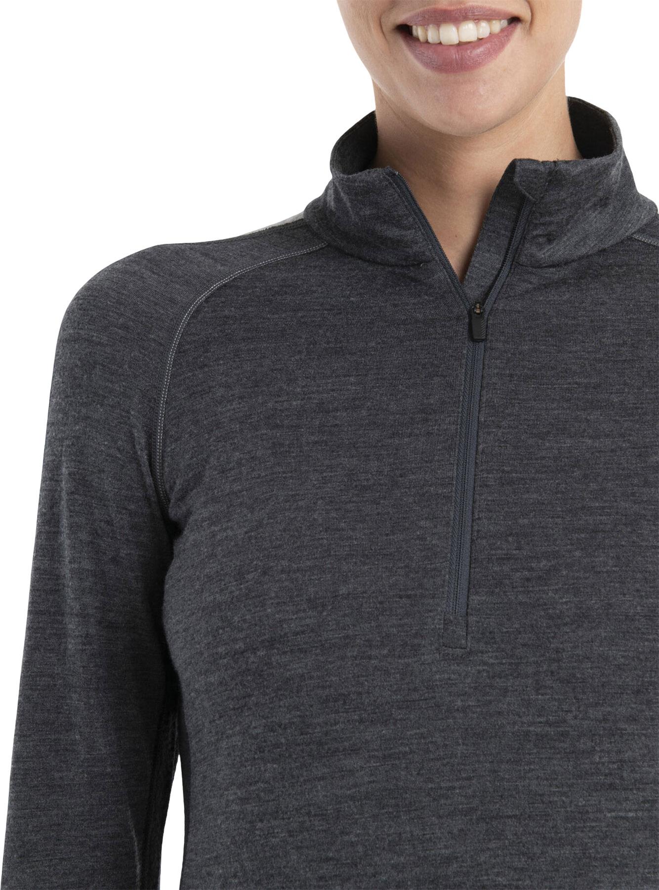 Product gallery image number 3 for product Merino 200 ZoneKnit Long Sleeve Half Zip Thermal Top - Women's