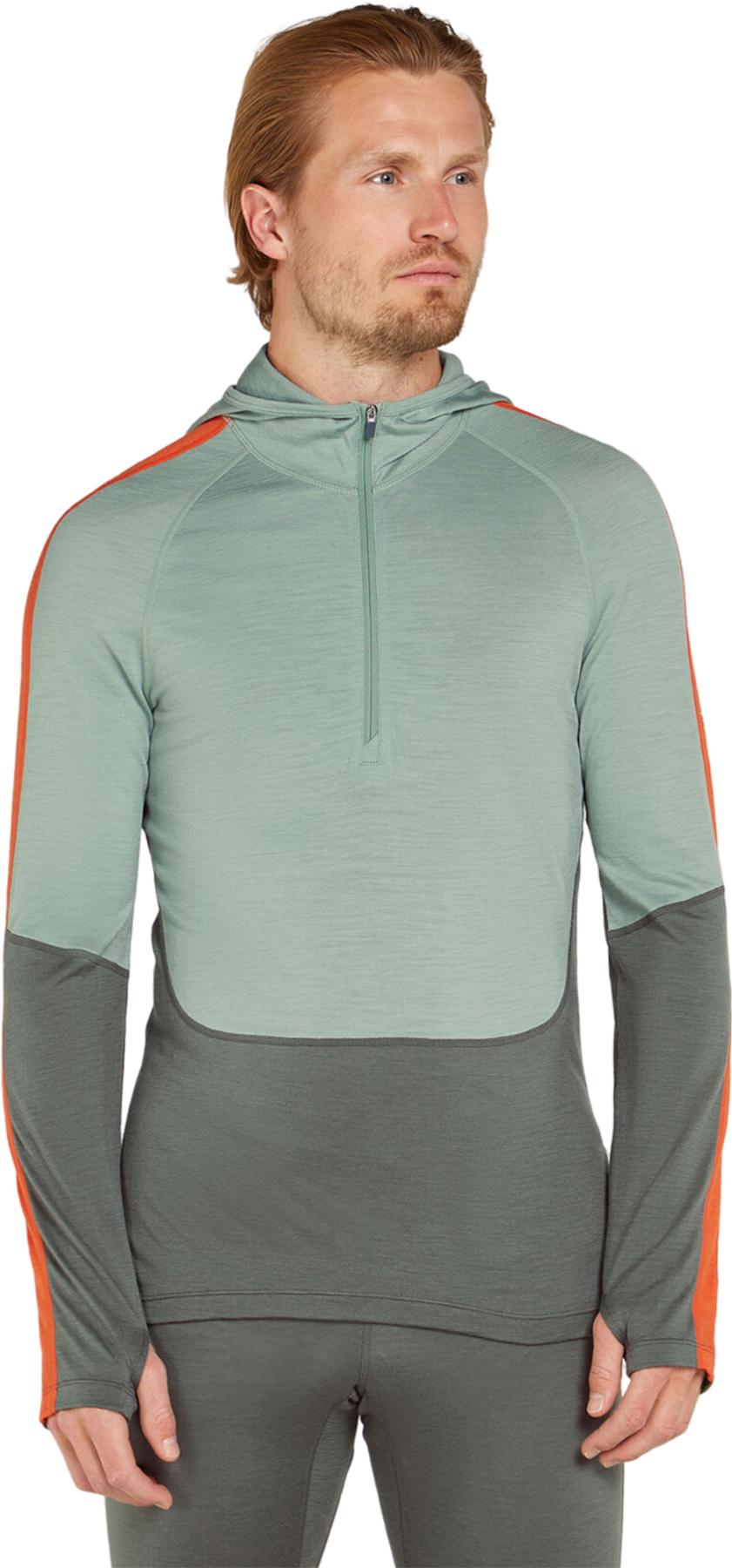 Product image for Merino 200 Sonebula Long Sleeve Half Zip Thermal Hoodie - Men's