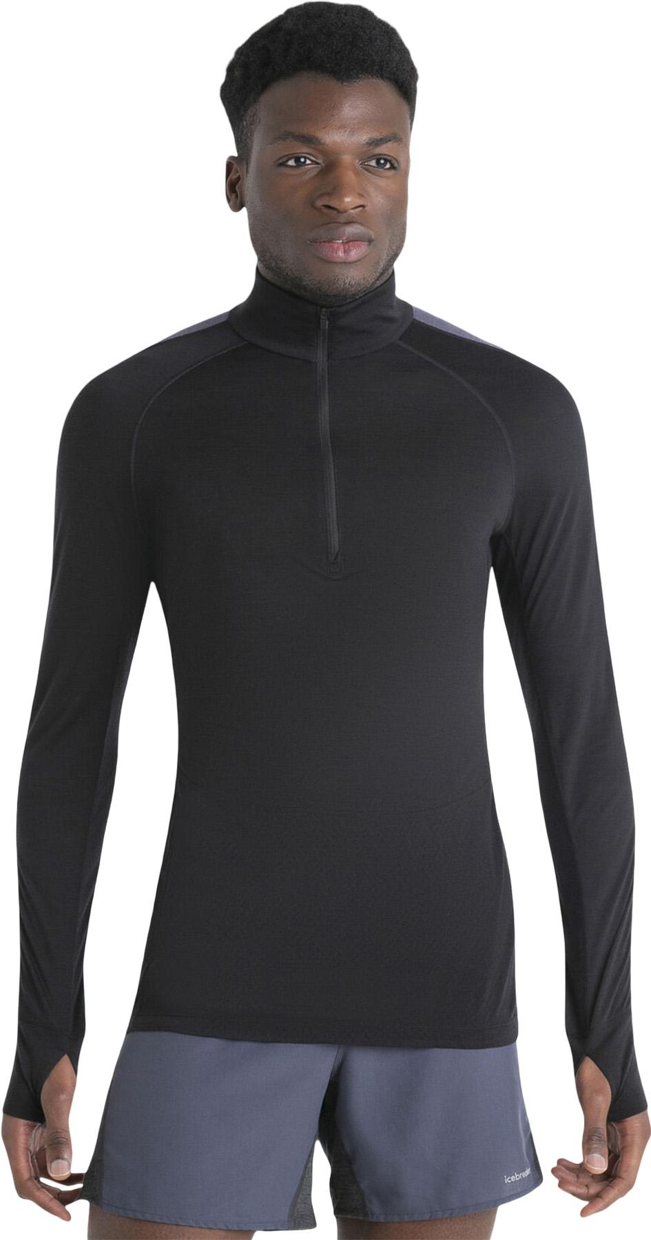 Product image for 125 ZoneKnit Merino Blend Long Sleeve Half Zip Thermal Top - Men's