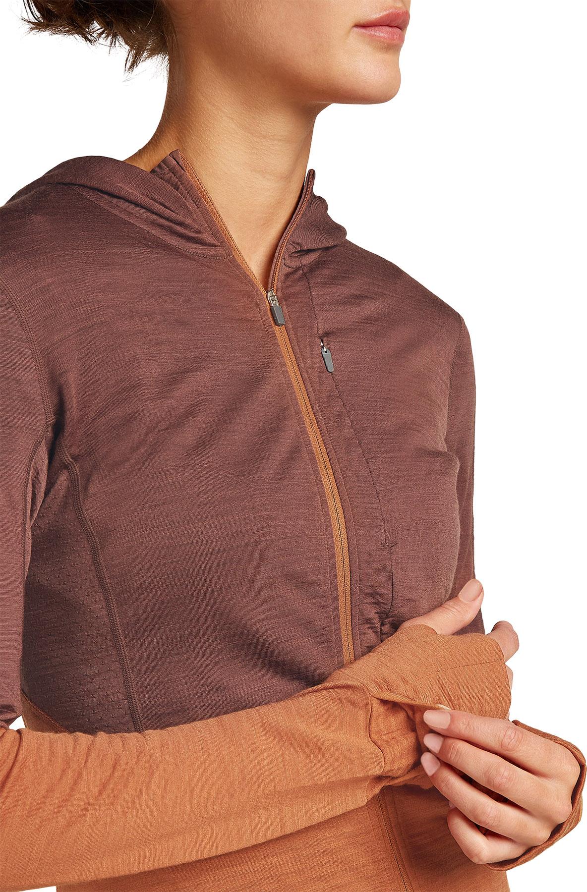 Product gallery image number 4 for product 200 RealFleece Descender Merino Blend Zip Hoodie - Women's