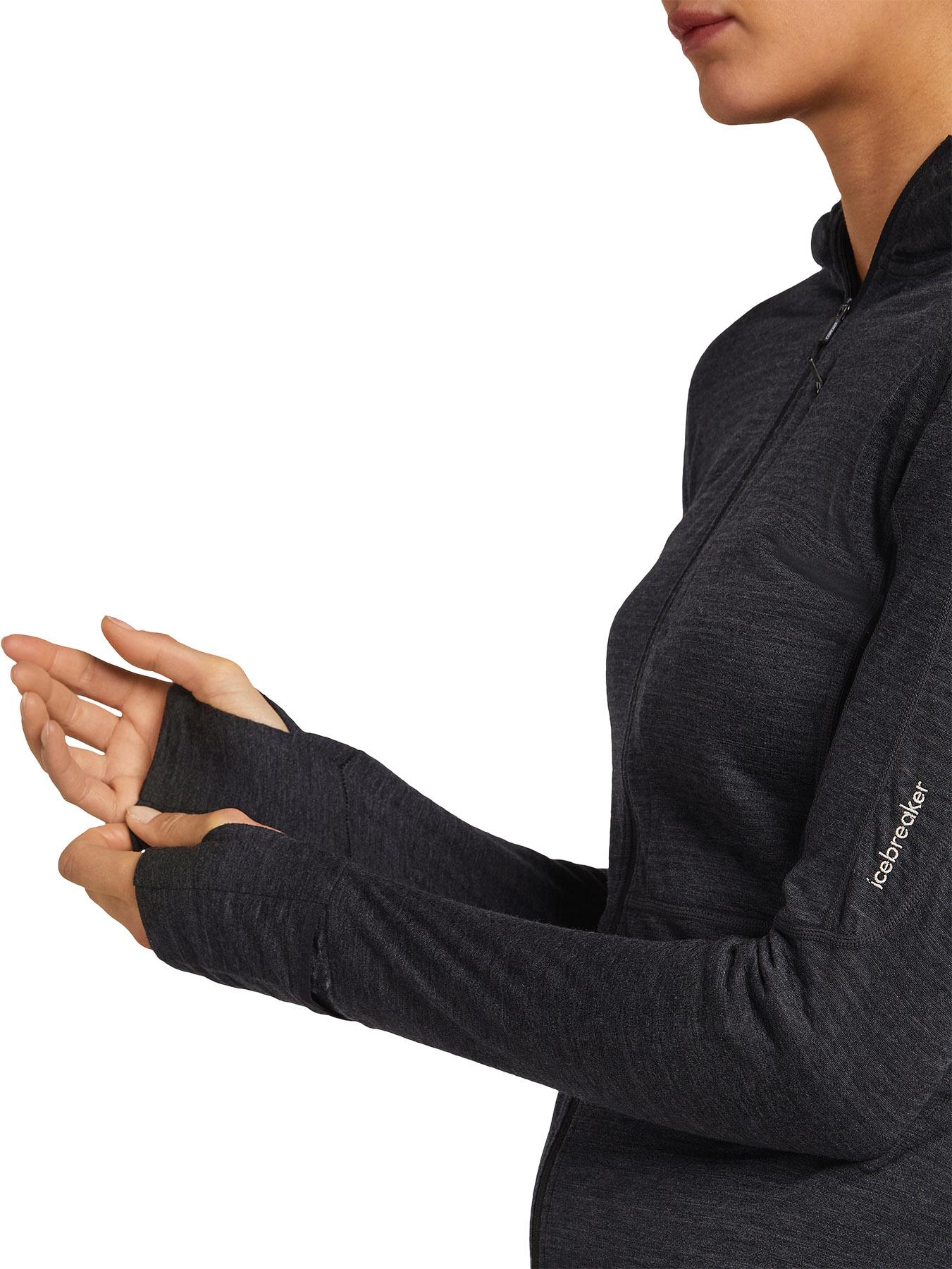 Product gallery image number 5 for product 200 RealFleece Descender Merino Blend Zip Hoodie - Women's