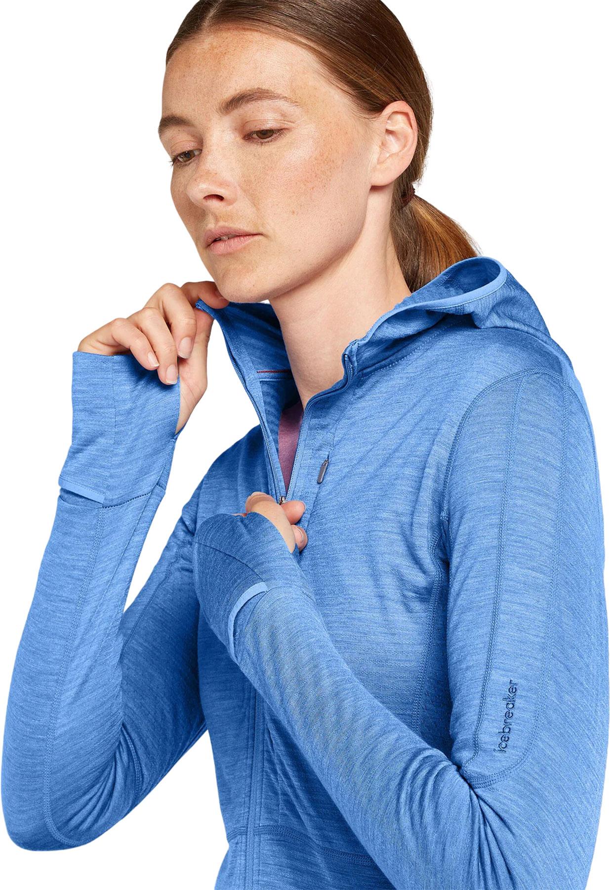 Product gallery image number 4 for product 200 RealFleece Descender Merino Blend Zip Hoodie - Women's