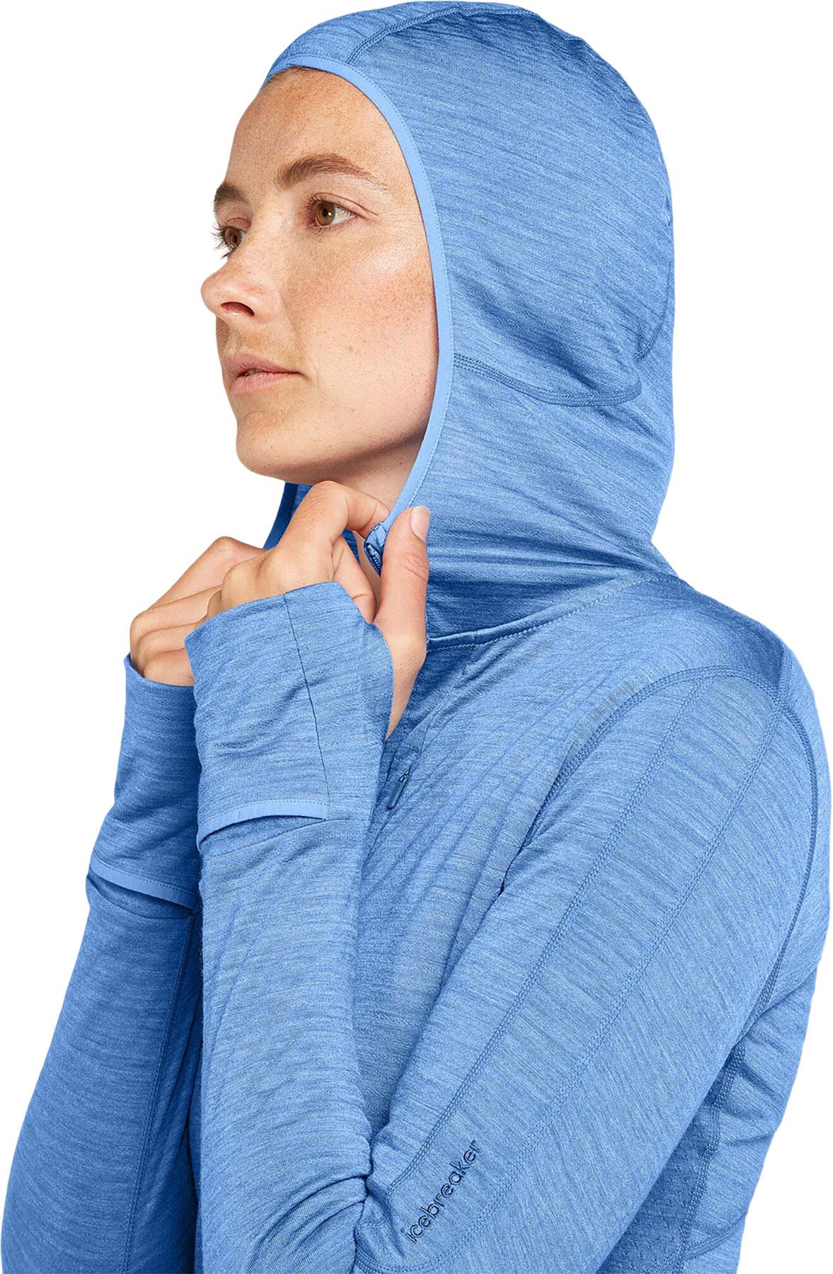 Product gallery image number 6 for product 200 RealFleece Descender Merino Blend Zip Hoodie - Women's