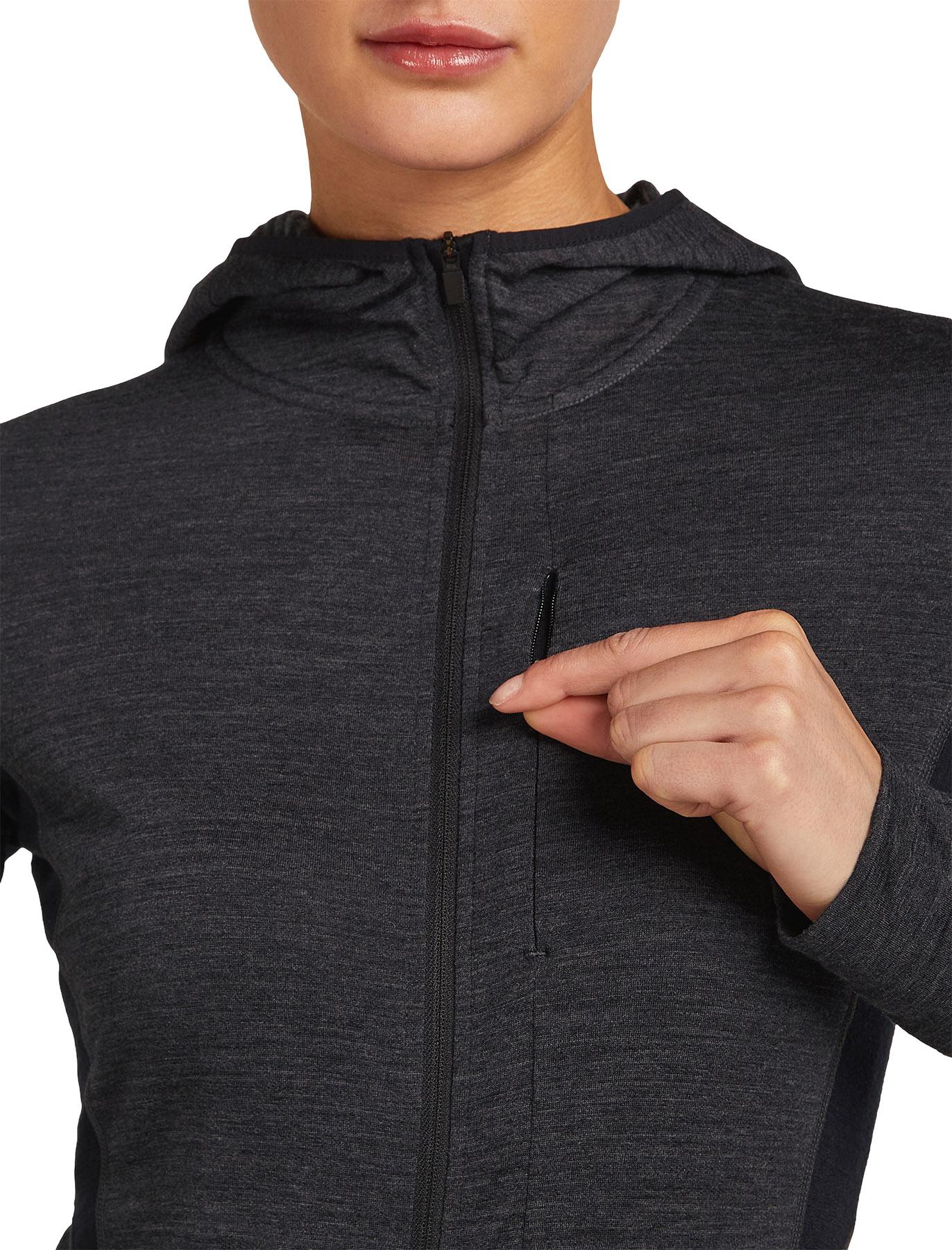 Product gallery image number 7 for product 200 RealFleece Descender Merino Blend Zip Hoodie - Women's