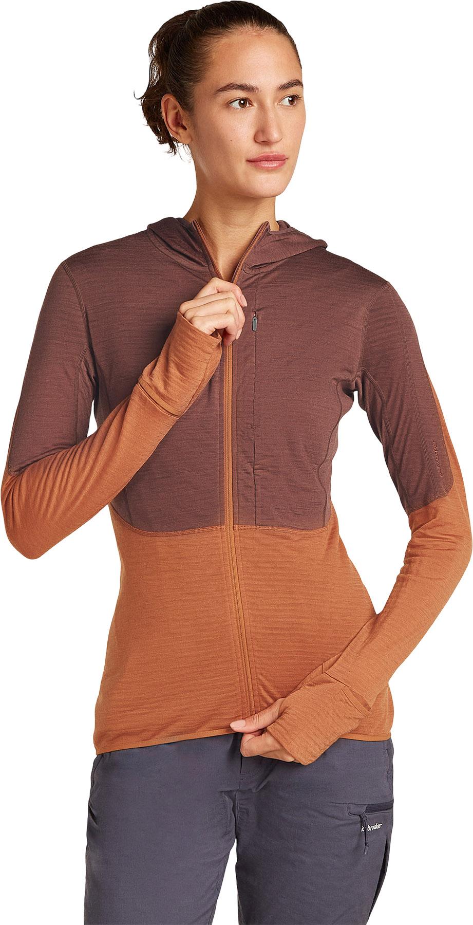 Product gallery image number 5 for product 200 RealFleece Descender Merino Blend Zip Hoodie - Women's