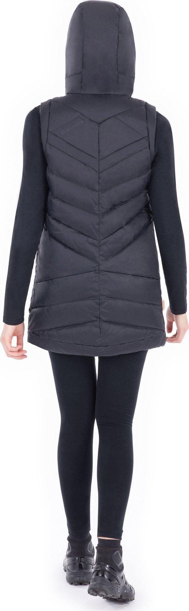 Product gallery image number 2 for product Dolga Sleeveless Long Vest With Hood - Women's