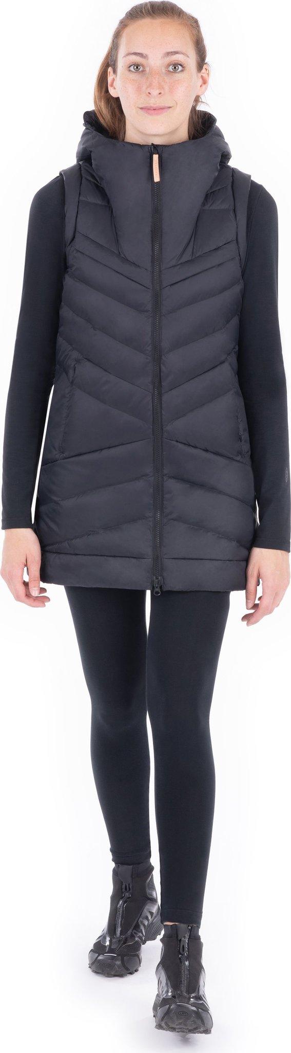 Product gallery image number 1 for product Dolga Sleeveless Long Vest With Hood - Women's